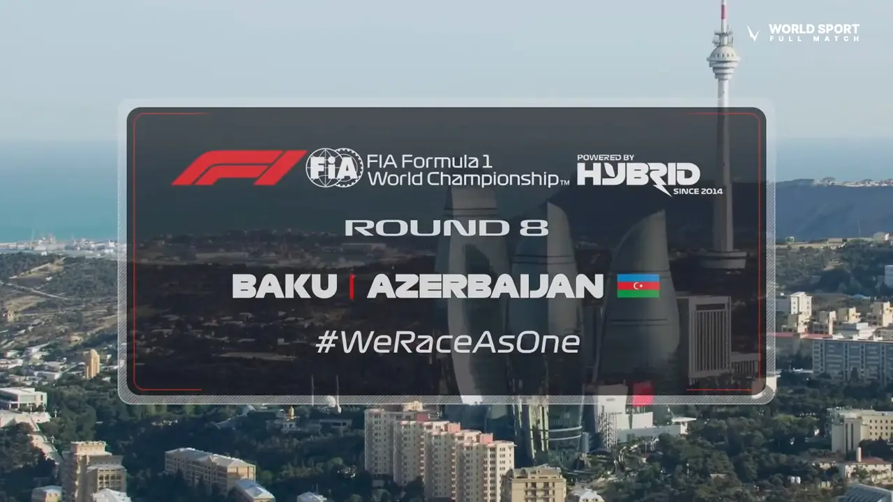 Full Race F1 Azerbaijan Grand Prix Baku City Circuit - Jun 12, 2022