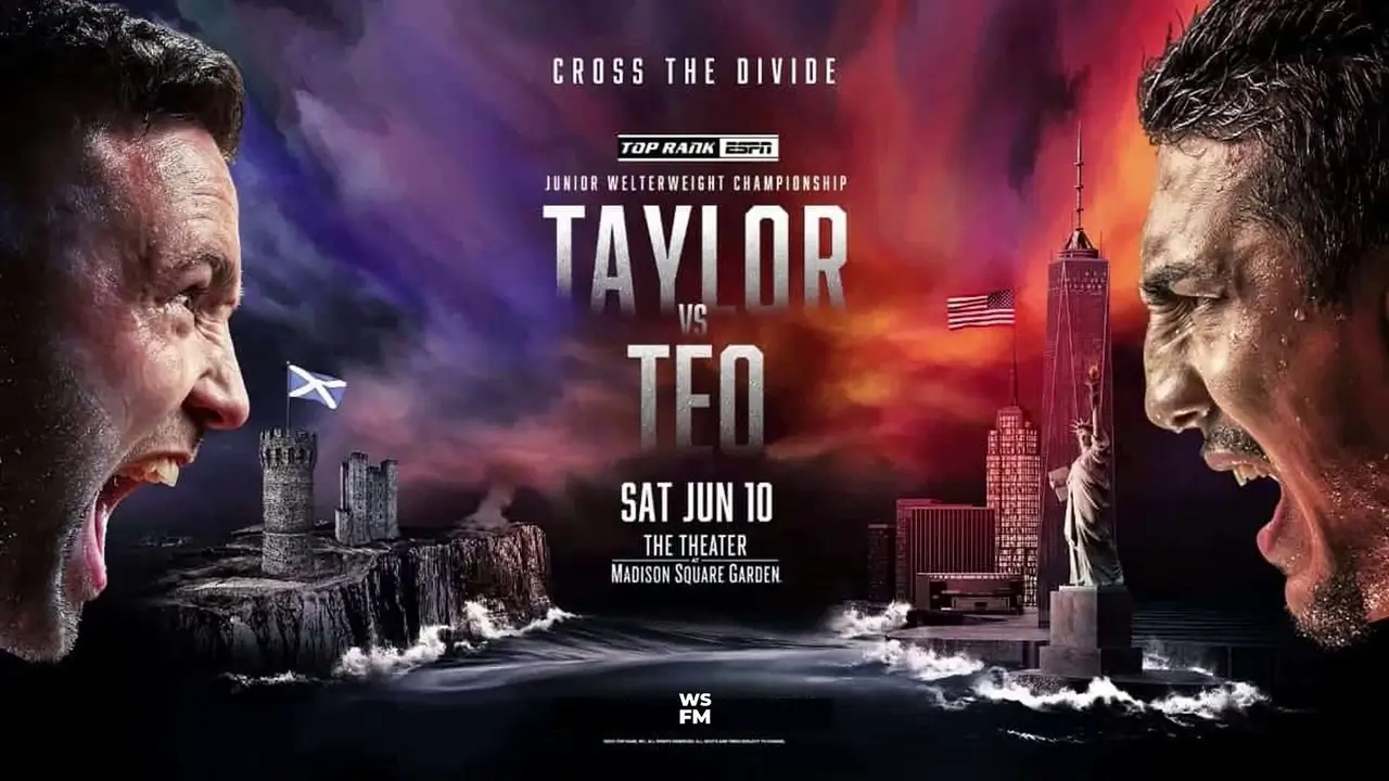 Full Fight Junior Welterweight Championship Josh Taylor vs Teofimo Lopez - June 10, 2023