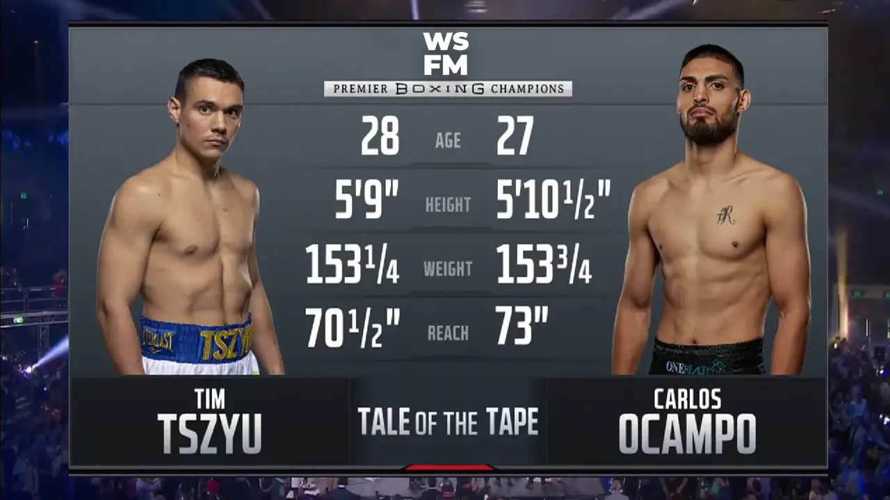 Tim Tszyu vs Carlos Ocampo - June 17, 2023