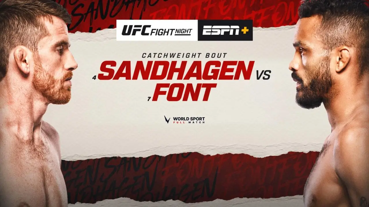 Full Fight UFC on ESPN Sandhagen vs. Font - August 5, 2023