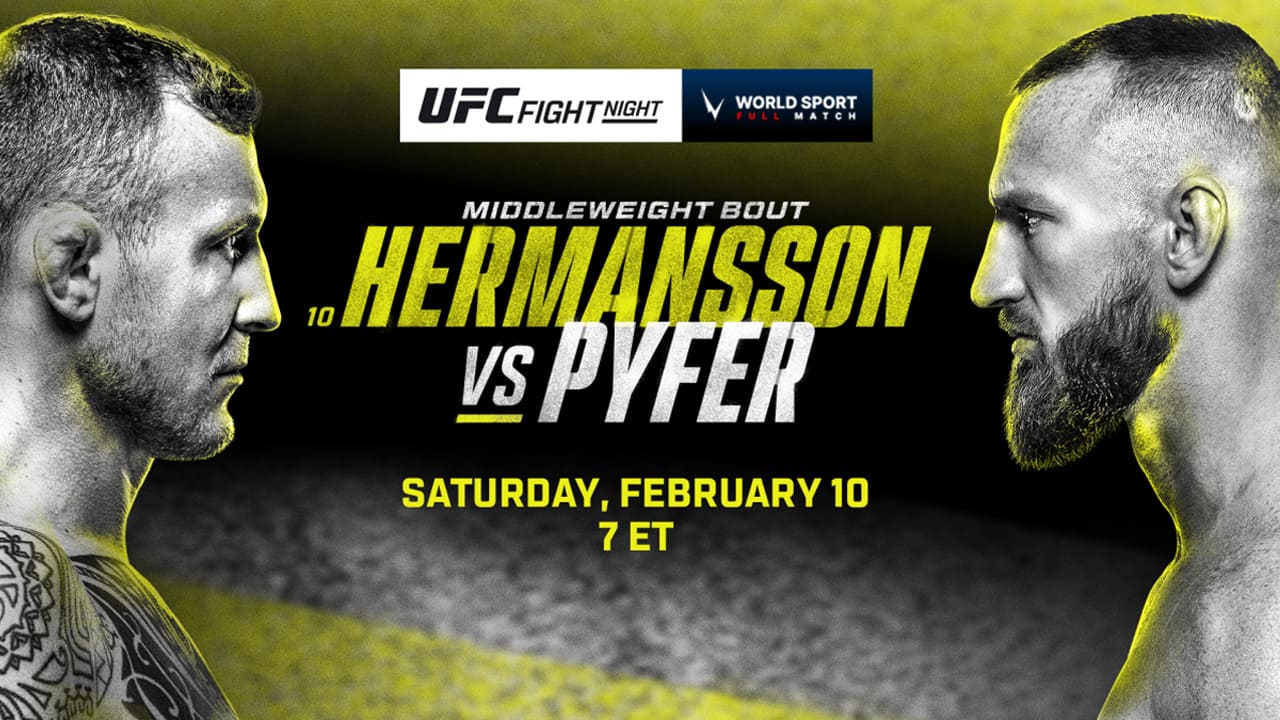 Hermansson vs Pyfer | UFC Fight Night 236